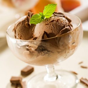 Gelato de Chocolate com Castanha