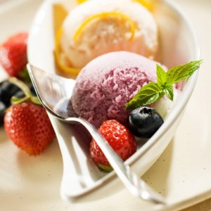 Gelato de Ameixa com Uva