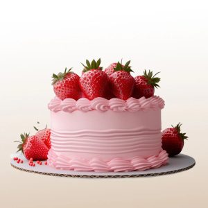 Bolo de Morango – 12 Pessoas