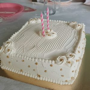 Bolo confeitado quadrado 5 kg